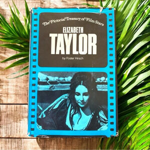 VINTAGE 1973 The Pictorial Treasury of Film Stars: Elizabeth Taylor | Hardcover